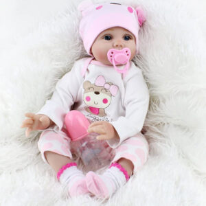 عروسک نوزاد لوسی سیلیکونی مینیاتوری (1)