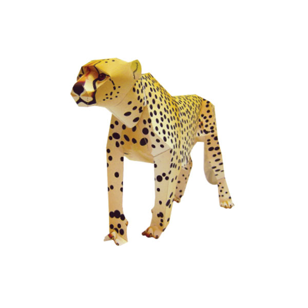 فیگور (مجسمه) مدل کاردستی ساختنی طرح یوزپلنگ چیتا