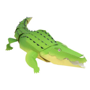 فیگور (مجسمه) مدل کاردستی ساختنی طرح تمساح کروکودیل (1)