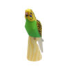 فیگور (مجسمه) مدل کاردستی ساختنی طرح مرغ عشق سبز زرد باجریگار (۱)