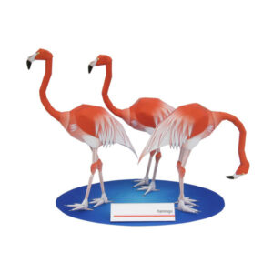 فیگور (مجسمه) مدل کاردستی ساختنی طرح پرنده فلامینگو