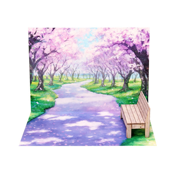 کاردستی ماکت دایوراما پارک شکوفه های گیلاس ژاپن