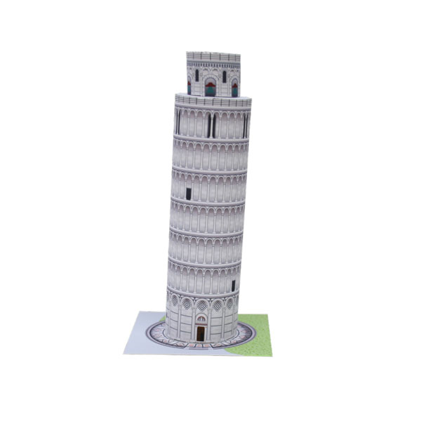 کاردستی ماکت مقوایی برج پیزا ایتالیا