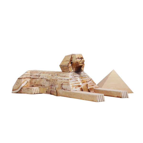 کاردستی ماکت مقوایی مجسمه بزرگ ابوالهول مصر (1)